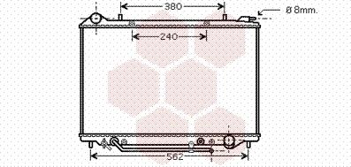 TQ TQ-37002405 - Radiator, engine cooling autospares.lv