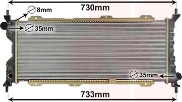 TQ TQ-37002185 - Radiator, engine cooling autospares.lv