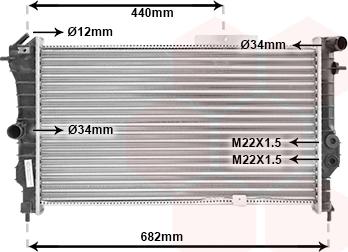 TQ TQ-37002173 - Radiator, engine cooling autospares.lv