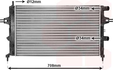 TQ TQ-37002255 - Radiator, engine cooling autospares.lv