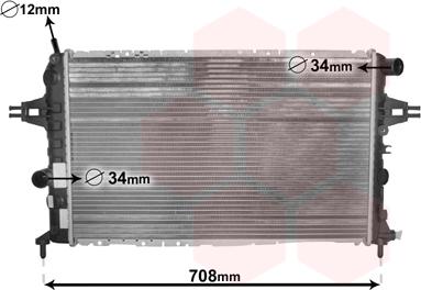 TQ TQ-37002252 - Radiator, engine cooling autospares.lv