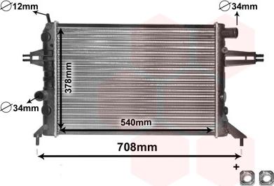 TQ TQ-37002272 - Radiator, engine cooling autospares.lv