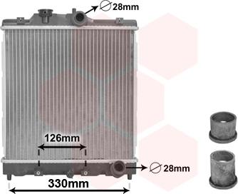 TQ TQ-25002067 - Radiator, engine cooling autospares.lv