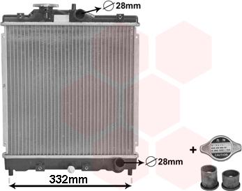 TQ TQ-25002031 - Radiator, engine cooling autospares.lv