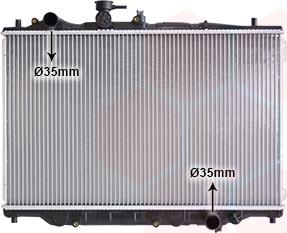 TQ TQ-27002048 - Radiator, engine cooling autospares.lv