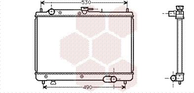 TQ TQ-27002066 - Radiator, engine cooling autospares.lv