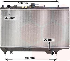 TQ TQ-27002071 - Radiator, engine cooling autospares.lv