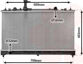 TQ TQ-27002164 - Radiator, engine cooling autospares.lv