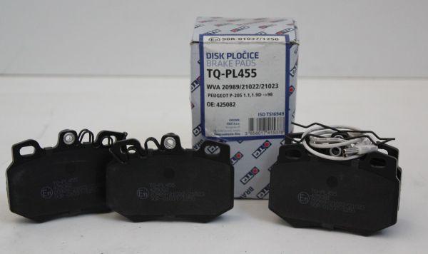 TQ TQ-PL455 - Brake Pad Set, disc brake autospares.lv