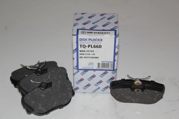 TQ TQ-PL660 - Brake Pad Set, disc brake autospares.lv