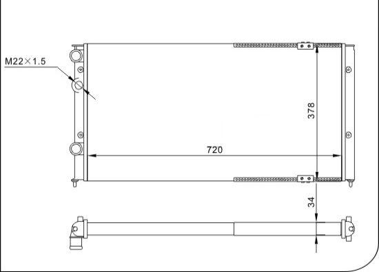 TQ TQ-YMLR039 - Radiator, engine cooling autospares.lv