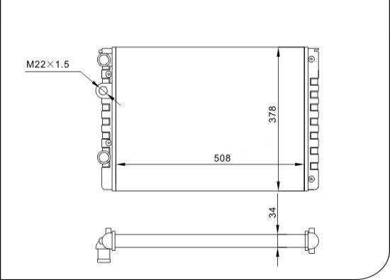 TQ TQ-YMLR029 - Radiator, engine cooling autospares.lv