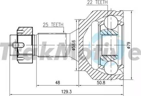 TrakMotive 40-0340 - Joint Kit, drive shaft autospares.lv