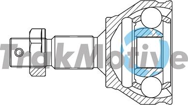 TrakMotive 40-0796 - Joint Kit, drive shaft autospares.lv