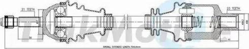 TrakMotive 30-0794 - Drive Shaft autospares.lv