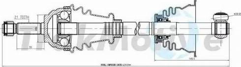 TrakMotive 30-0738 - Drive Shaft autospares.lv