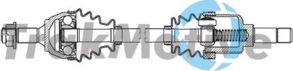 TrakMotive 30-1456 - Drive Shaft autospares.lv