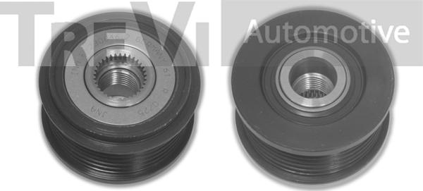 Trevi Automotive AP1007 - Pulley, alternator, freewheel clutch autospares.lv