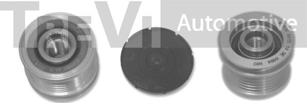 Trevi Automotive AP1012 - Pulley, alternator, freewheel clutch autospares.lv