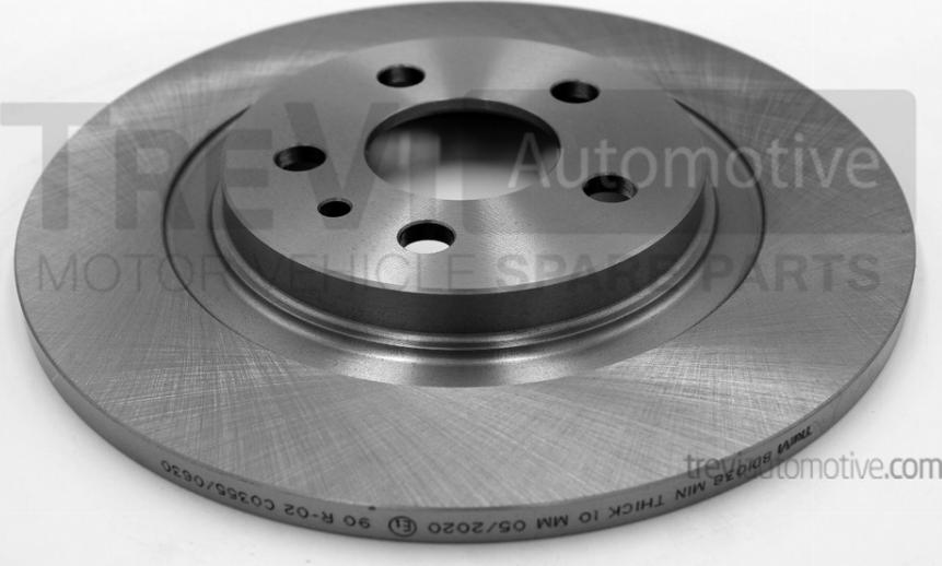 Trevi Automotive BD1038 - Brake Disc autospares.lv