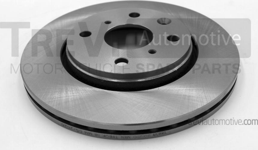 Trevi Automotive BD1210 - Brake Disc autospares.lv