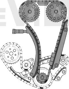 Trevi Automotive KC1040 - Timing Chain Kit autospares.lv