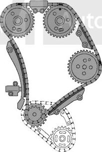 Trevi Automotive KC1042 - Timing Chain Kit autospares.lv