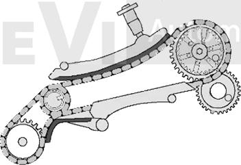 Trevi Automotive KC1004 - Timing Chain Kit autospares.lv