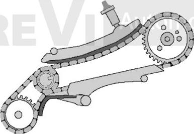 Trevi Automotive KC1002 - Timing Chain Kit autospares.lv