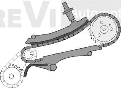 Trevi Automotive KC1015 - Timing Chain Kit autospares.lv