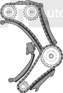 Trevi Automotive KC1034 - Timing Chain Kit autospares.lv