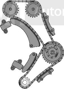 Trevi Automotive KC1038 - Timing Chain Kit autospares.lv