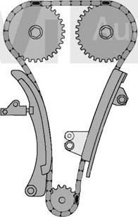 Trevi Automotive KC1026 - Timing Chain Kit autospares.lv