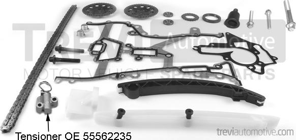 Trevi Automotive KC1143 - Timing Chain Kit autospares.lv