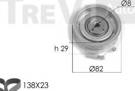 Trevi Automotive KD1158 - Timing Belt Set autospares.lv