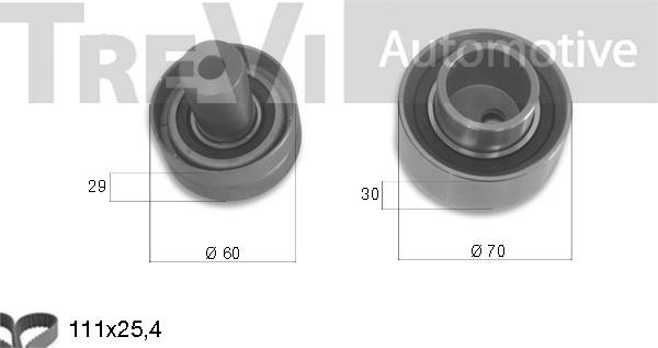 Trevi Automotive KD1103 - Timing Belt Set autospares.lv