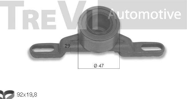 Trevi Automotive KD1114 - Timing Belt Set autospares.lv