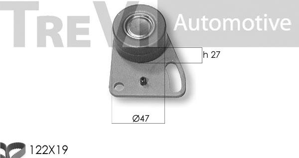 Trevi Automotive KD1117 - Timing Belt Set autospares.lv