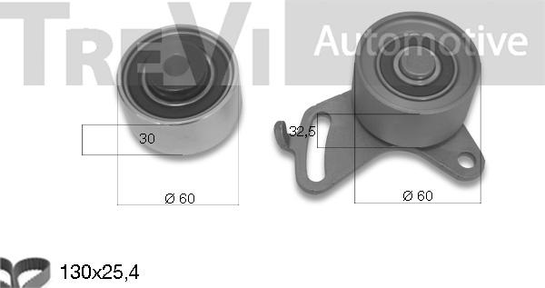 Trevi Automotive KD1138 - Timing Belt Set autospares.lv