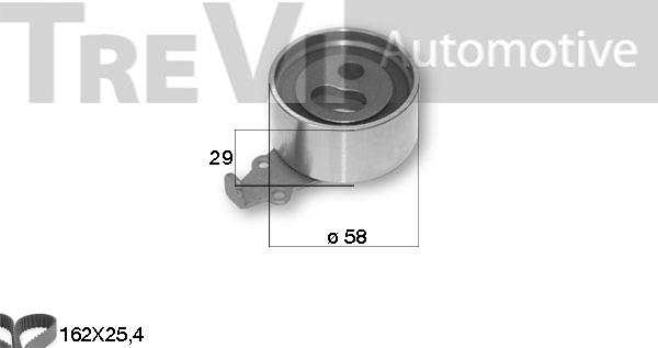 Trevi Automotive KD1309 - Timing Belt Set autospares.lv