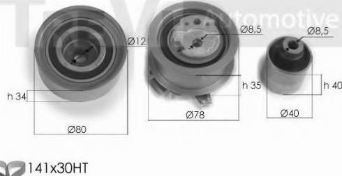 Trevi Automotive KD1314 - Timing Belt Set autospares.lv