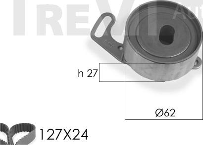 Trevi Automotive KD1241 - Timing Belt Set autospares.lv