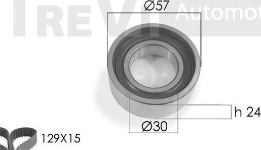 Trevi Automotive KD1209 - Timing Belt Set autospares.lv