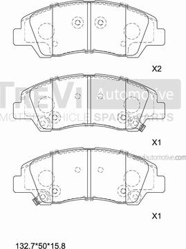 Meyle 025 249 3415/PD - Brake Pad Set, disc brake autospares.lv