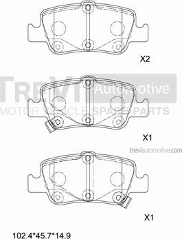 BOSCH 0 986 495 417 - Brake Pad Set, disc brake autospares.lv