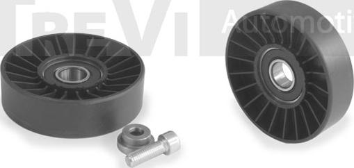 Trevi Automotive TA1134 - Pulley, v-ribbed belt autospares.lv