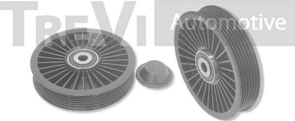 Trevi Automotive TA1256 - Pulley, v-ribbed belt autospares.lv