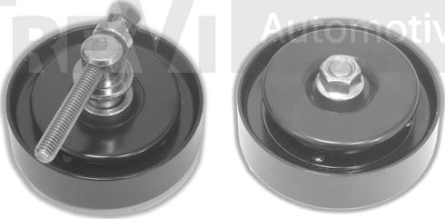 Trevi Automotive TA1267 - Pulley, v-ribbed belt autospares.lv