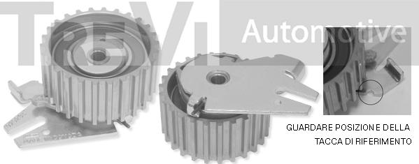 Trevi Automotive TD1287 - Tensioner Pulley, timing belt autospares.lv