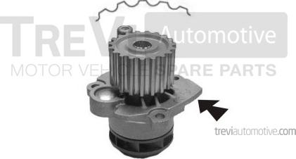 Trevi Automotive TP979 - Water Pump autospares.lv